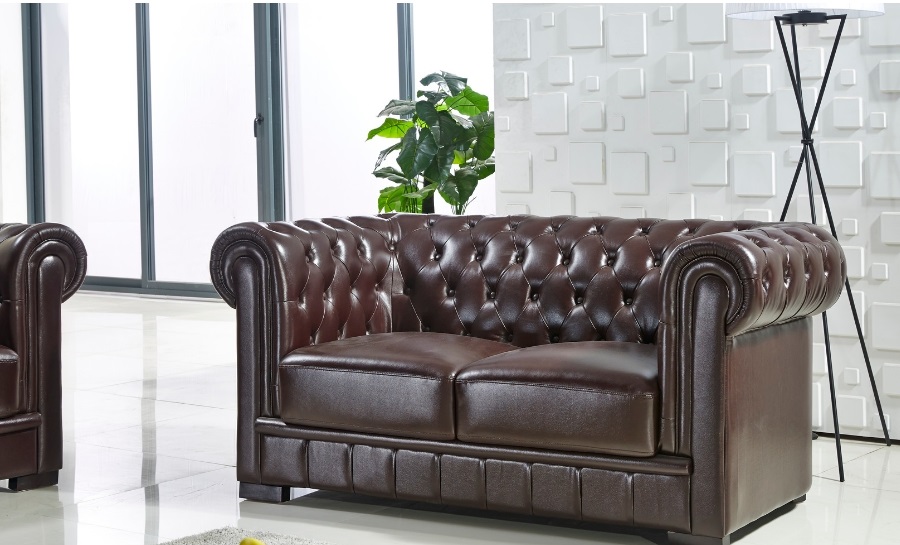 Europa 2 Seater Leather Sofa